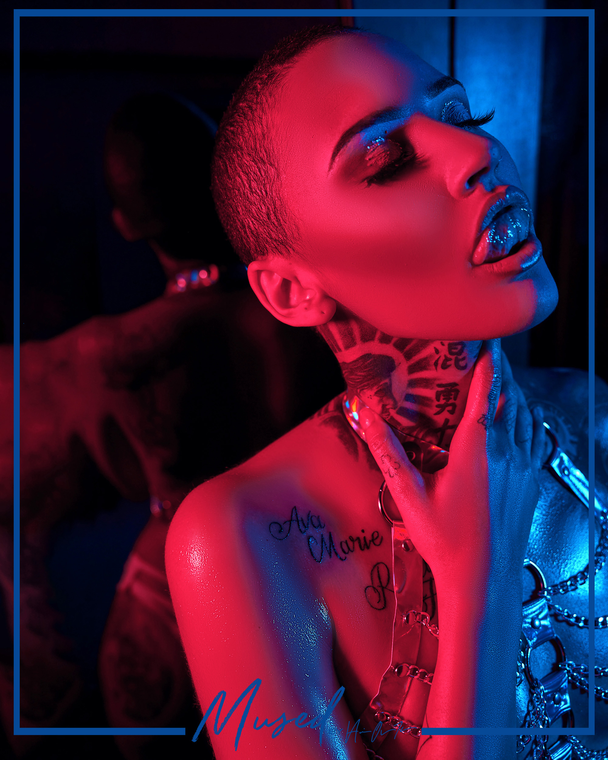 Nude photoshoot by chicago photographer Him Over There Studios
